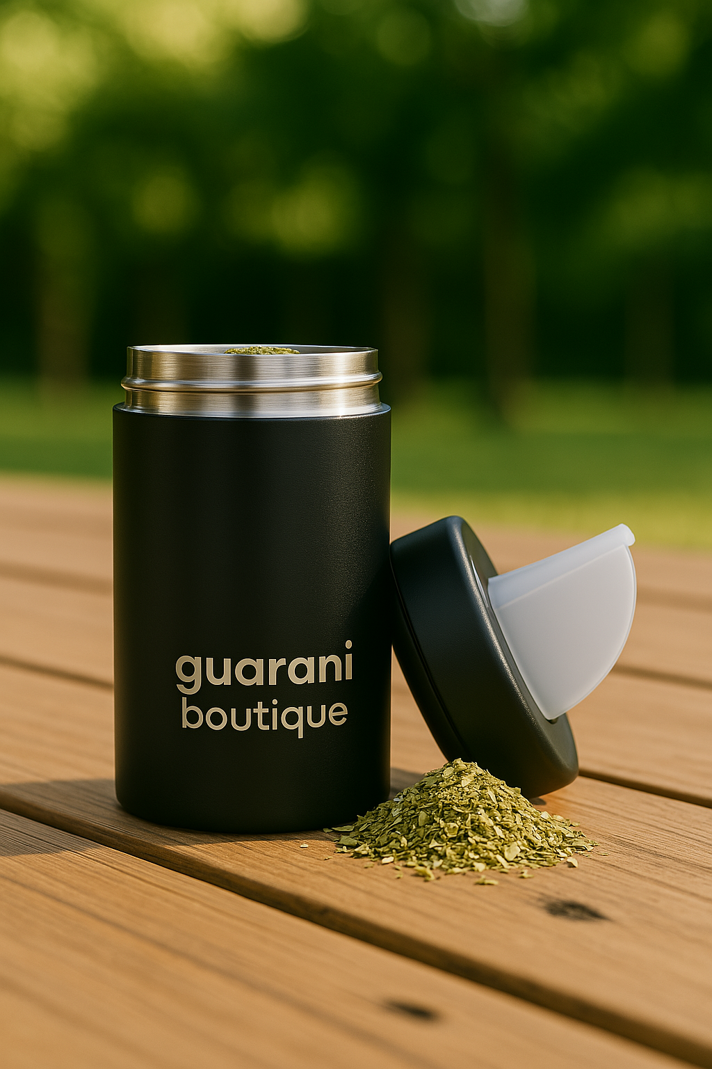 Stainless Steel Yerba Mate Container with Spout | Yerbera | Azucarera | 250g