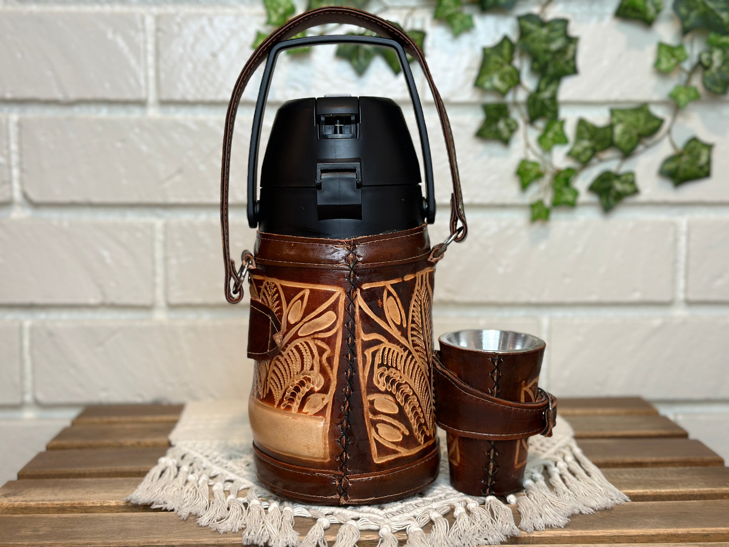 Mate & Tereré Set: Color Thermo | Guampa & Bombilla | Harp design | Yerba Mate