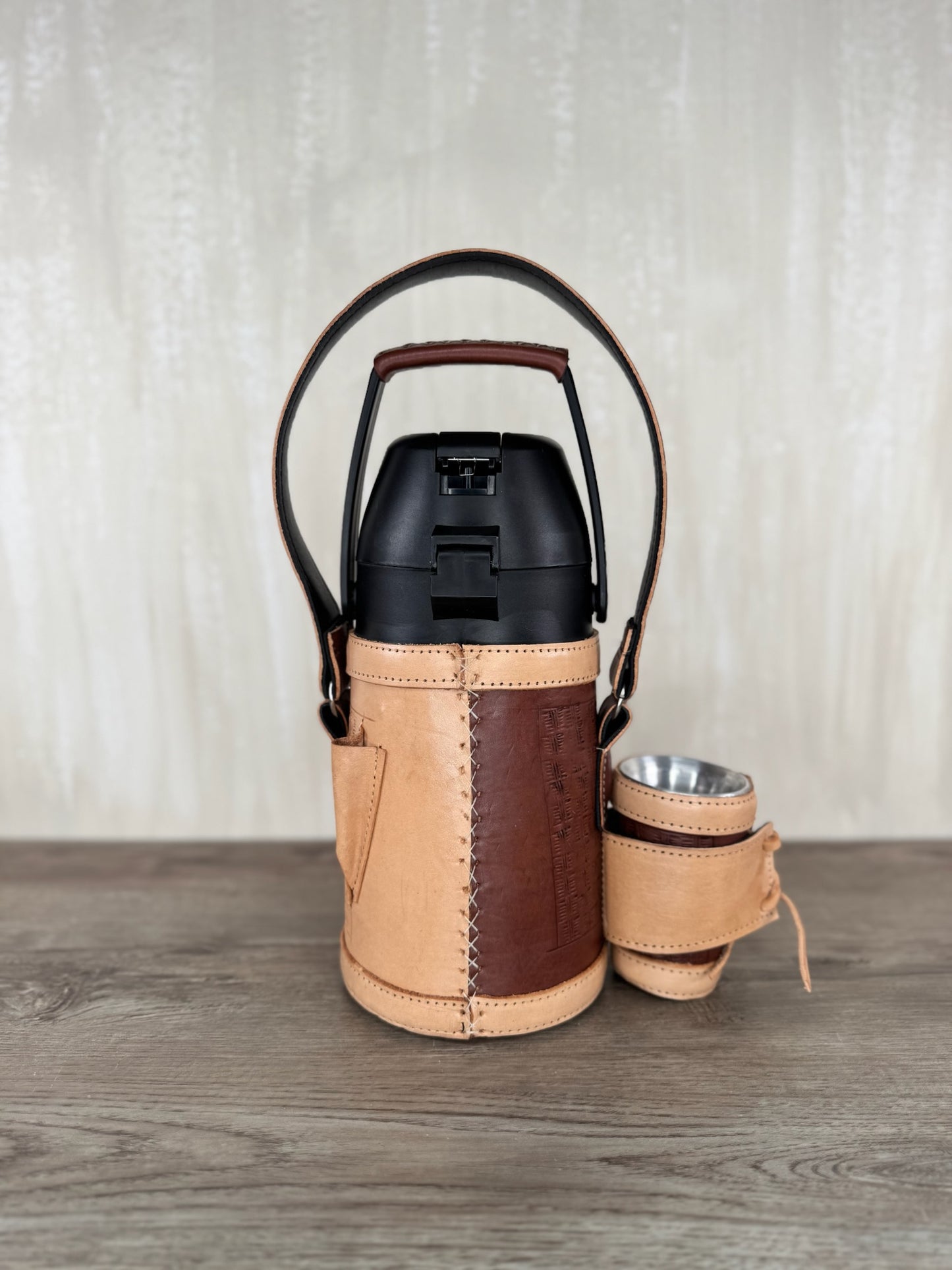 Mate & Tereré Set: Thermo, Guampa and Bombilla for Yerba Mate | Bi-color