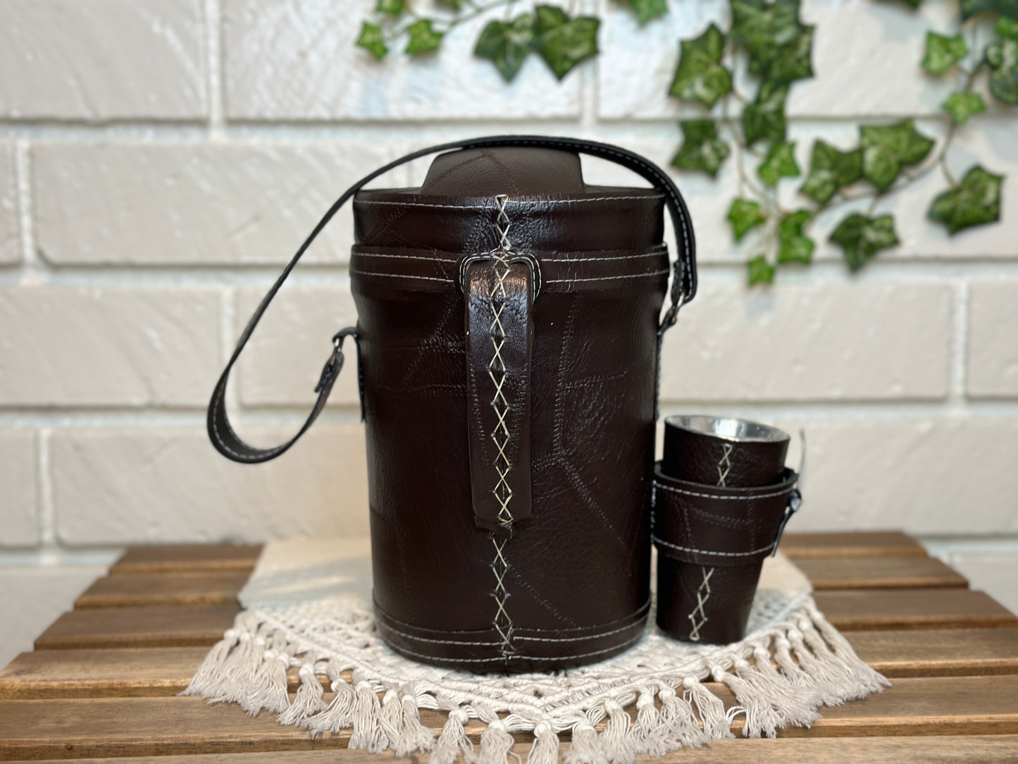 Tereré Set: Thermo, Guampa & Bombilla for Yerba Mate, Mate Cup, Rohayhu Paraguay