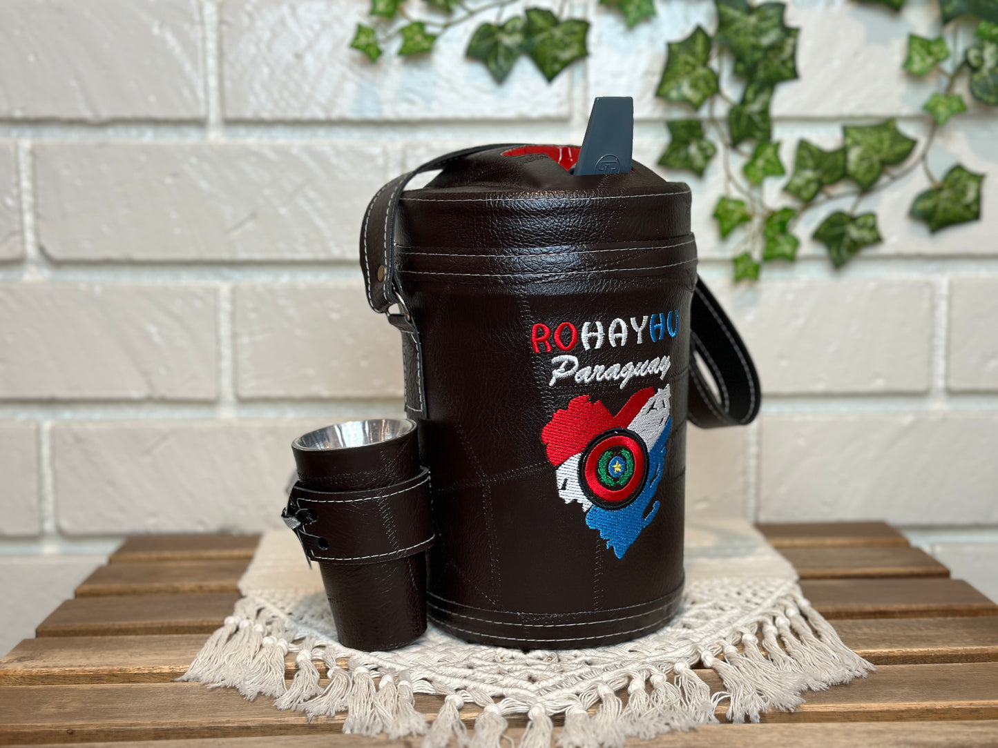 Tereré Set: Thermo, Guampa & Bombilla for Yerba Mate, Mate Cup, Rohayhu Paraguay