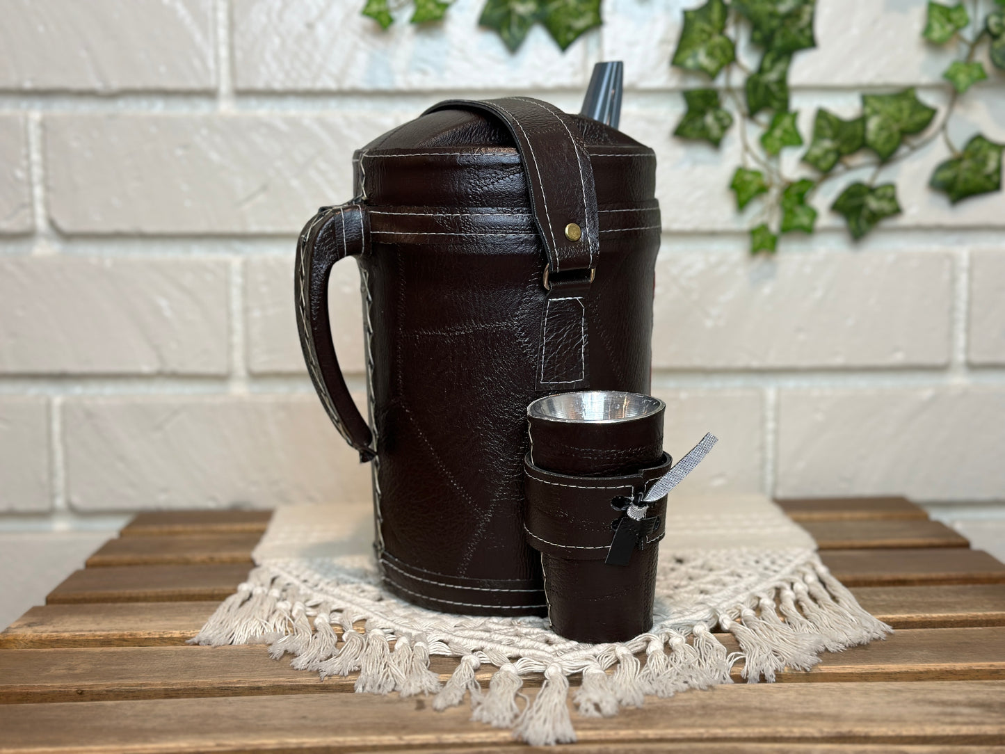 Tereré Set: Thermo, Guampa & Bombilla for Yerba Mate, Mate Cup, Rohayhu Paraguay