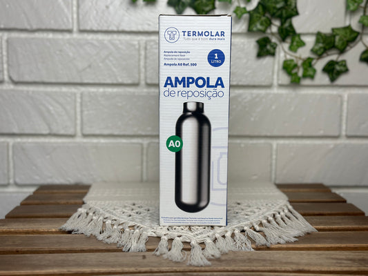 Termolar 1 Liter Flask Replacement: Stainless Steel