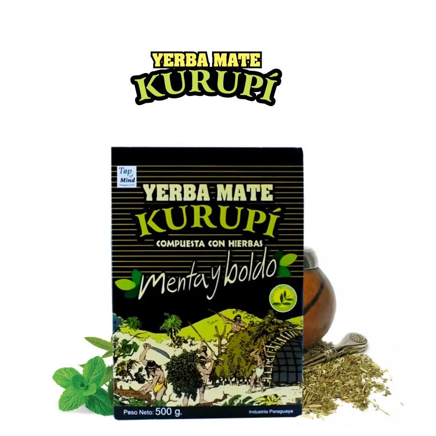 Yerba Mate Kurupi Mint & Boldo 500 g